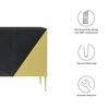 Alchemist Storage Cabinet Sideboard in Black Gold