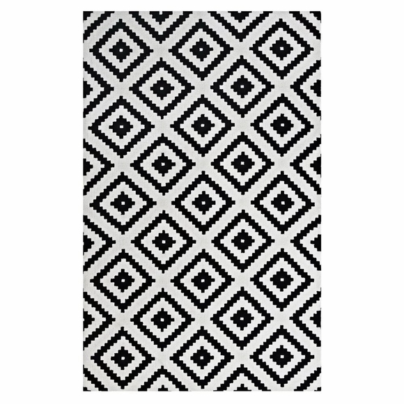 Alika Abstract Diamond Trellis 5x8 Area Rug