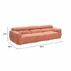 Alis Modular Sectional in Orange