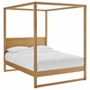 Alva King Wood Canopy Platform Bed