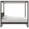 Alva King Wood Canopy Platform Bed