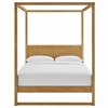 Alva King Wood Canopy Platform Bed