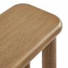 Alvia 58" Oak Wood Bench