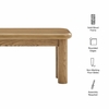 Alvia 58" Oak Wood Bench