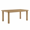 Alvia 72" Rectangular Oak Wood Dining Table