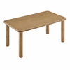 Alvia 72" Rectangular Oak Wood Dining Table