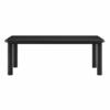 Alvia 86"-105" Extendable Rectangular Oak Wood Dining Table