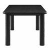 Alvia 86"-105" Extendable Rectangular Oak Wood Dining Table