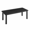 Alvia 86"-105" Extendable Rectangular Oak Wood Dining Table