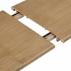 Alvia 86"-105" Extendable Rectangular Oak Wood Dining Table