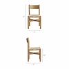 Alvia 9-Piece Oak Wood Extendable Dining Table and Chairs Set