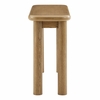Alvia Oak Wood Console Table