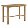 Alvia Rectangular 60" Oak Wood Bar Table