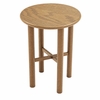 Alvia Round 30" Oak Wood Bar Table