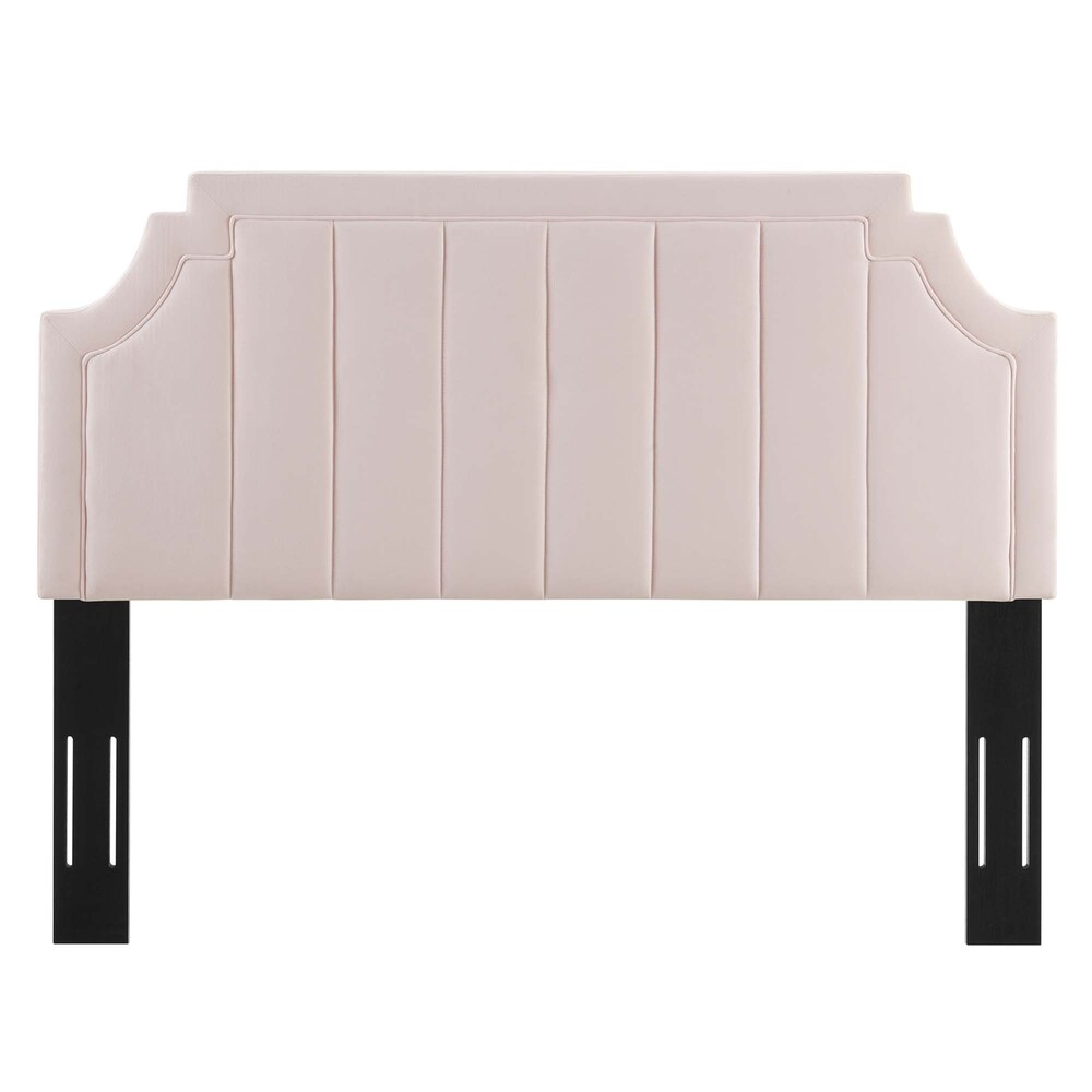 Alyona Channel Tufted Performance Velvet Twin Headboard - Modern In Designs