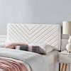 Alyson Angular Channel Tufted Performance Velvet King / California King Headboard