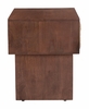 Amaria Nightstand in Natural & Walnut
