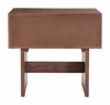 Amaria Nightstand in Natural & Walnut
