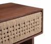 Amaria Nightstand in Natural & Walnut