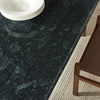 Amistad 72 Inch Marble Dining Table in Walnut Green Marble