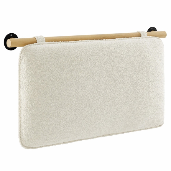 Anela Wall-Mounted Chenille Upholstered Twin Headboard