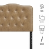 Annabel Faux Leather Twin Headboard