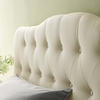 Annabel King Fabric Headboard in Ivory