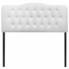 Annabel King Vinyl Headboard in White