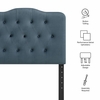 Annabel Stain-Resistant Performance Velvet Twin Headboard