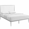 Annika Queen Platform Bed in Gray