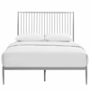Annika Queen Platform Bed in Gray
