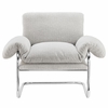 Ansel Boucle Fabric Accent Chair