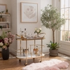 Antalya Bar Cart in Multicolor