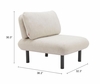 Aperto Accent Chair in Beige