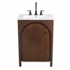 Appia 24" Bathroom Vanity in Walnut White