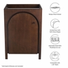 Appia 24" Bathroom Vanity Cabinet in Walnut