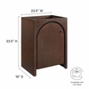 Appia 24" Bathroom Vanity Cabinet in Walnut