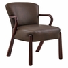 Arden Faux Leather Upholstered Accent Armchair
