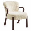 Arden Faux Shearling Accent Armchair
