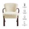 Arden Faux Shearling Accent Armchair
