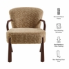 Arden Faux Shearling Accent Armchair