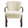 Arden Faux Shearling Accent Armchair