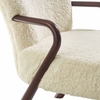 Arden Faux Shearling Accent Armchair