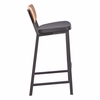 Ardenne Barstool - Set of 2 in Black & Brown