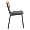 Ardenne Dining Chair - Set of 4 in Black & Brown