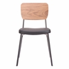 Ardenne Dining Chair - Set of 4 in Black & Brown