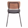 Ardenne Dining Chair - Set of 4 in Black & Brown