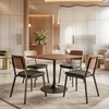 Ardenne Dining Chair - Set of 4 in Black & Brown