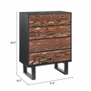 Aremi Chest in Brown & Black