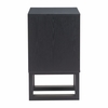 Aremi Nightstand in Brown & Black